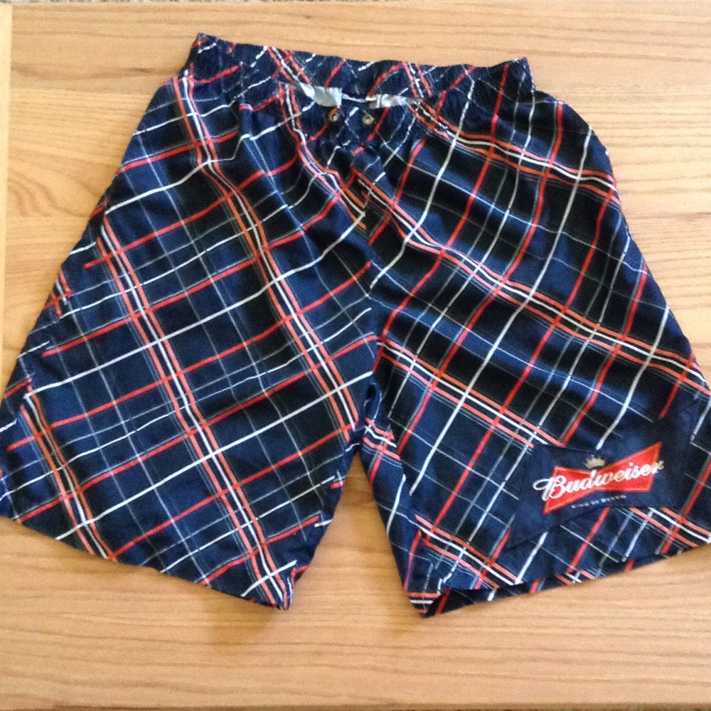 Budweiser Brand Board Shorts Size Large